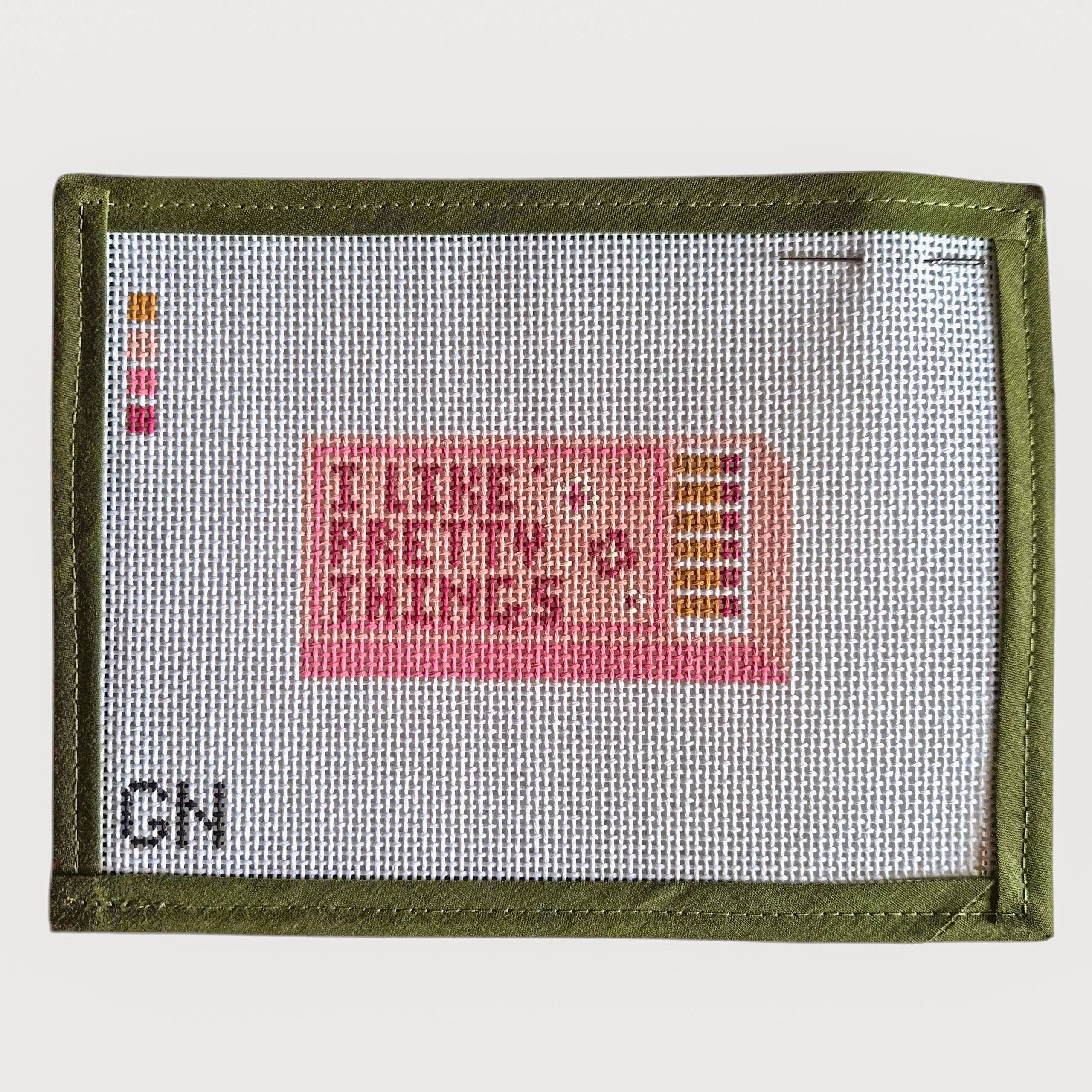 Pretty Things Matchbox Needlepoint Canvas