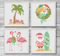 Tiny Modernist - Tropical Christmas - Cross Stitch Pattern