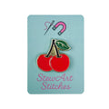 Cherry Needle Minder - StewArt Stitches