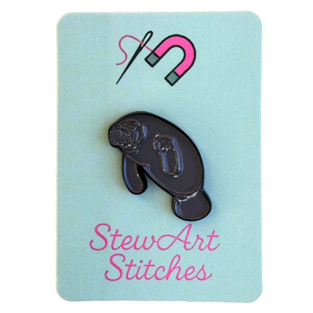 Manatee Needle Minder - StewArt Stitches