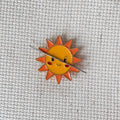 Sun Enamel Needle Minder - StewArt Stitches